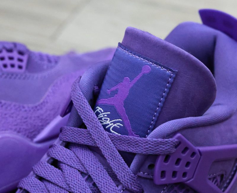 Giày Jordan 4 Nigel Sylvester OG SP ‘Purple Brick By Brick’ Best Quality