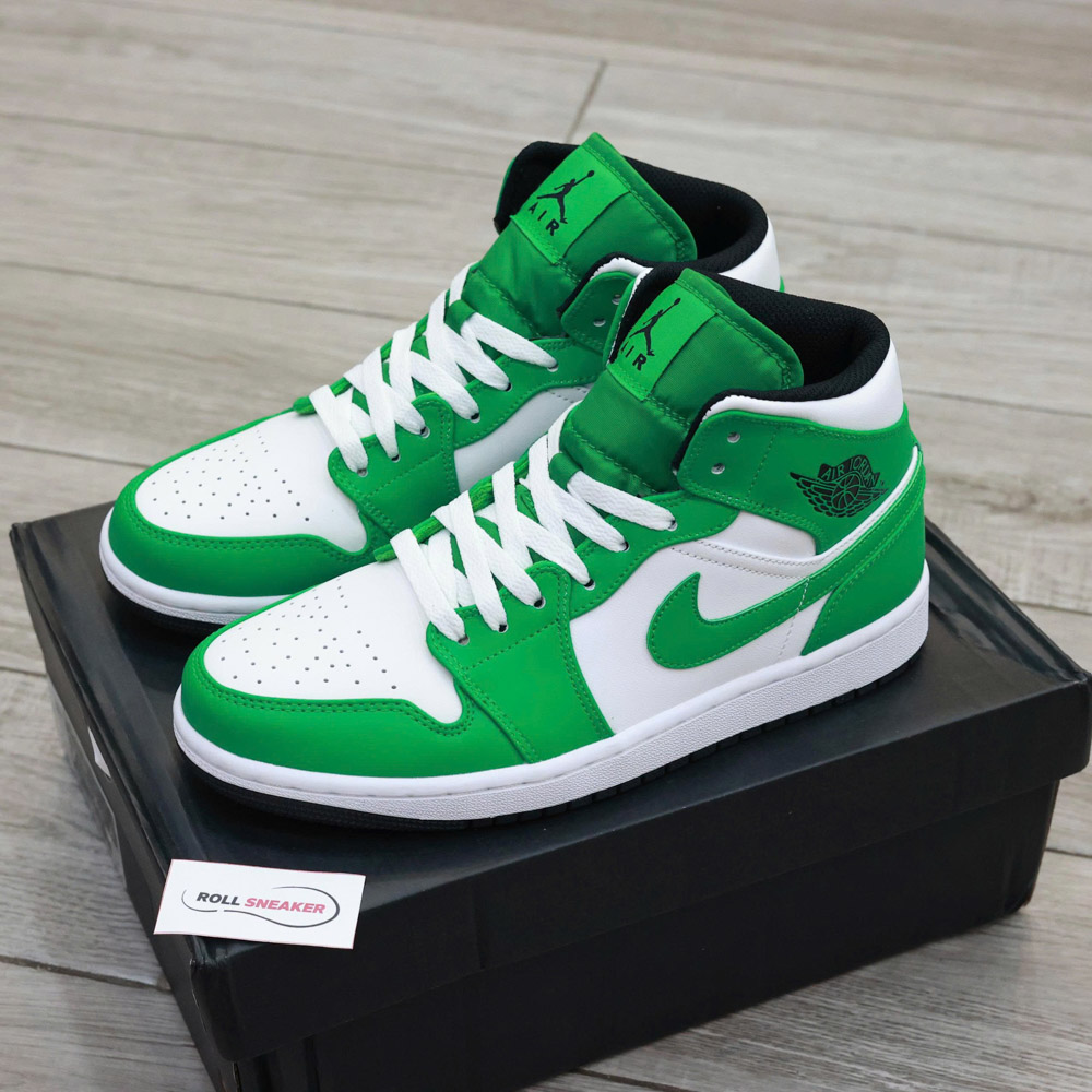 Giày Nike Air Jordan 1 Mid ‘Lucky Green’ Best Quality