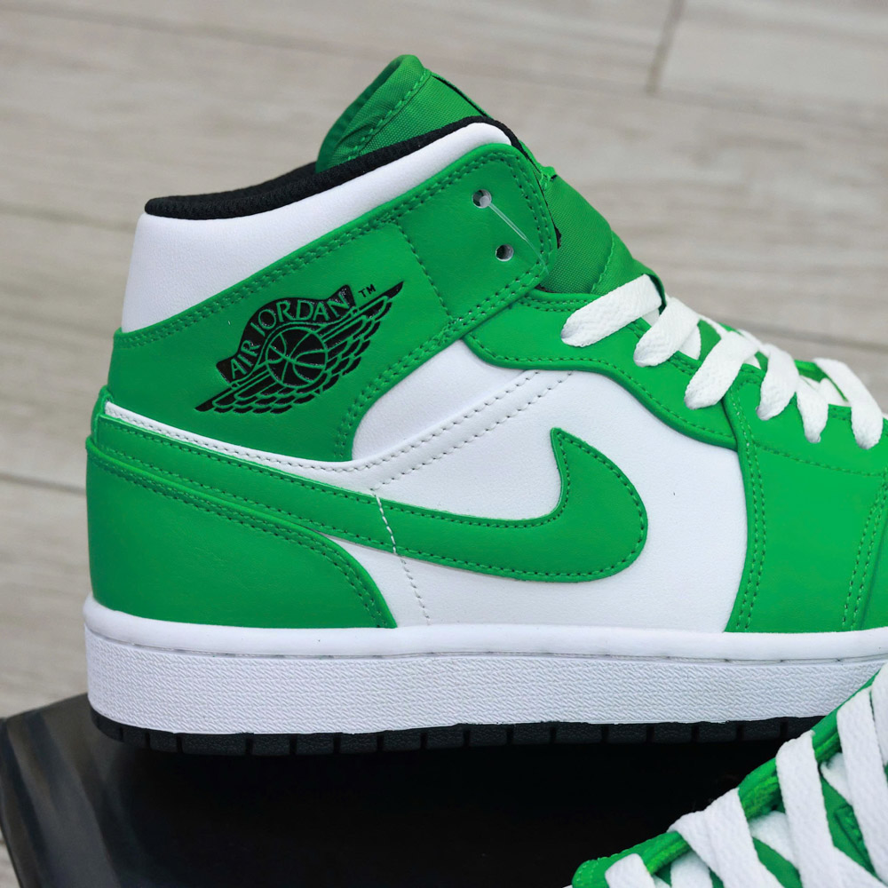 Giày Nike Air Jordan 1 Mid ‘Lucky Green’ Best Quality