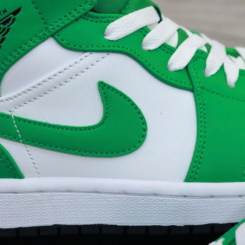 Giày Nike Air Jordan 1 Mid ‘Lucky Green’ Best Quality