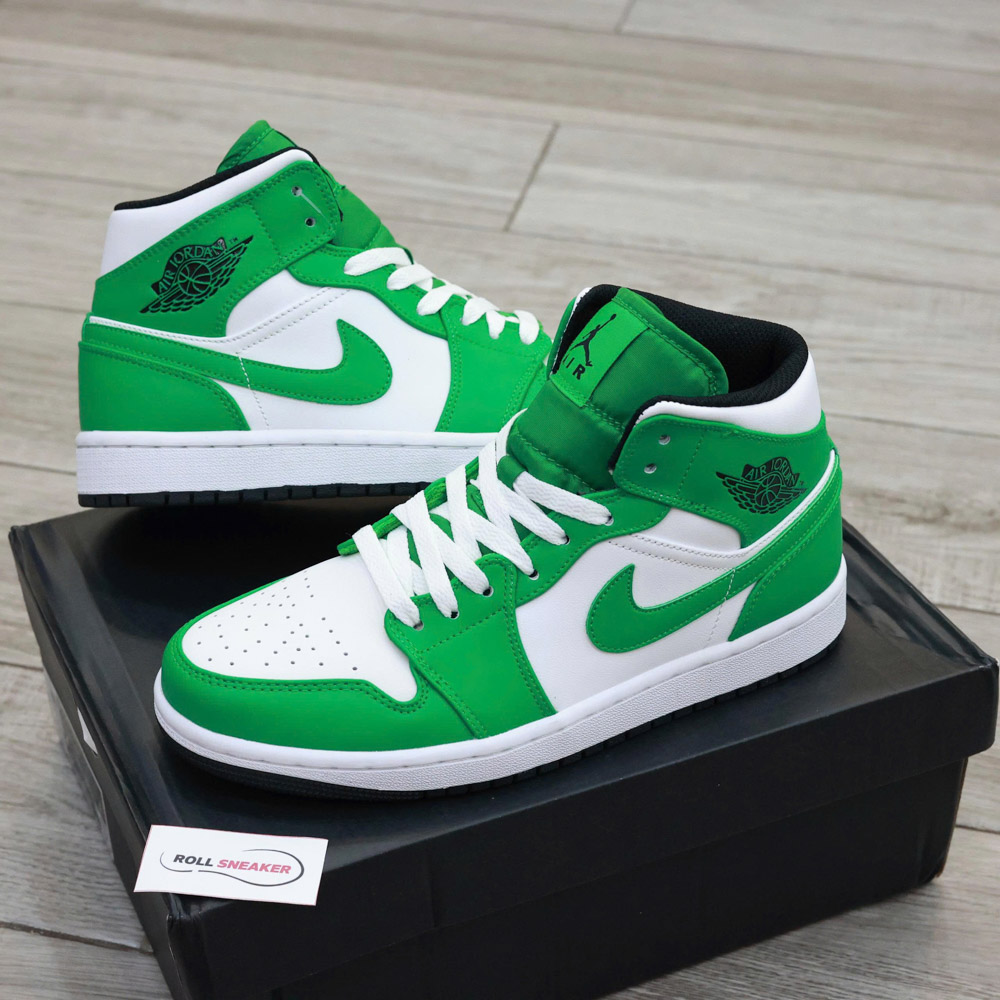 Giày Nike Air Jordan 1 Mid ‘Lucky Green’ Best Quality