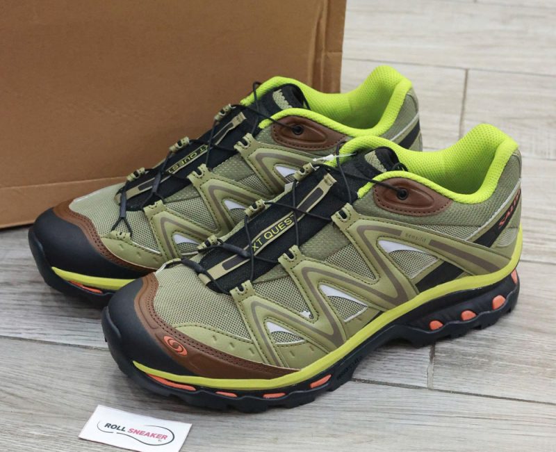 Giày Salomon XT-Quest 'Aloe Dark Earth Burnt Ochre' Best Quality