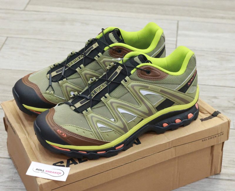 Giày Salomon XT-Quest 'Aloe Dark Earth Burnt Ochre' Best Quality
