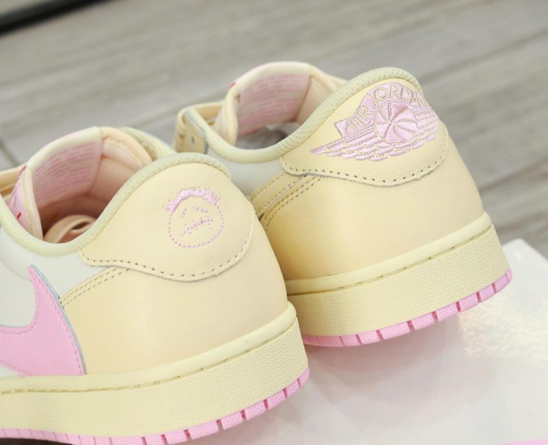 Giày Nike Air Jordan 1 Low x Travis Scott ‘Muslin Shy Pink’ Best Quality