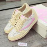 Giày Nike Air Jordan 1 Low x Travis Scott ‘Muslin Shy Pink’ Best Quality