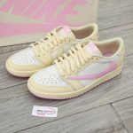 Giày Nike Air Jordan 1 Low x Travis Scott ‘Muslin Shy Pink’ Best Quality