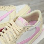 Giày Nike Air Jordan 1 Low x Travis Scott ‘Muslin Shy Pink’ Best Quality