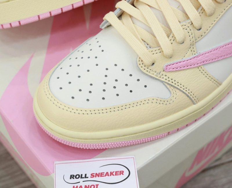 Giày Nike Air Jordan 1 Low x Travis Scott ‘Muslin Shy Pink’ Best Quality