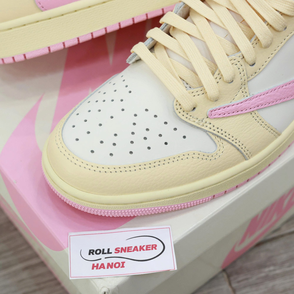 Giày Nike Air Jordan 1 Low x Travis Scott ‘Muslin Shy Pink’ Best Quality