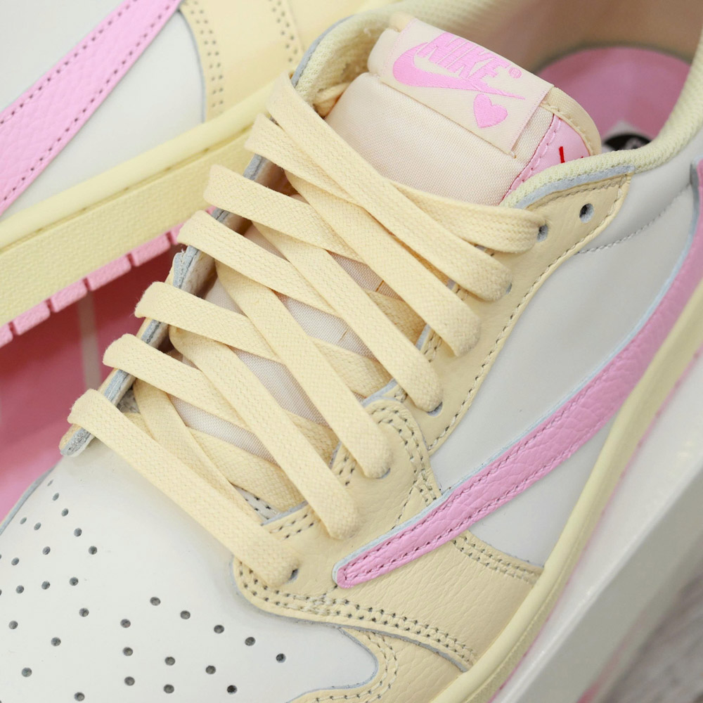 Giày Nike Air Jordan 1 Low x Travis Scott ‘Muslin Shy Pink’ Best Quality