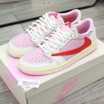 Giày Nike Jordan 1 OG Low SP x Travis Scott Tropical Pink Best Quality