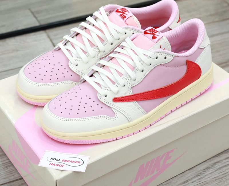 Giày Nike Jordan 1 OG Low SP x Travis Scott Tropical Pink Best Quality
