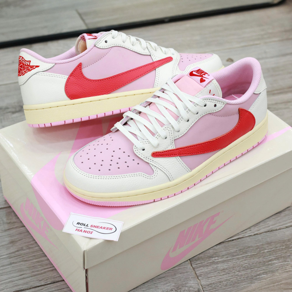 Giày Nike Jordan 1 OG Low SP x Travis Scott Tropical Pink Best Quality