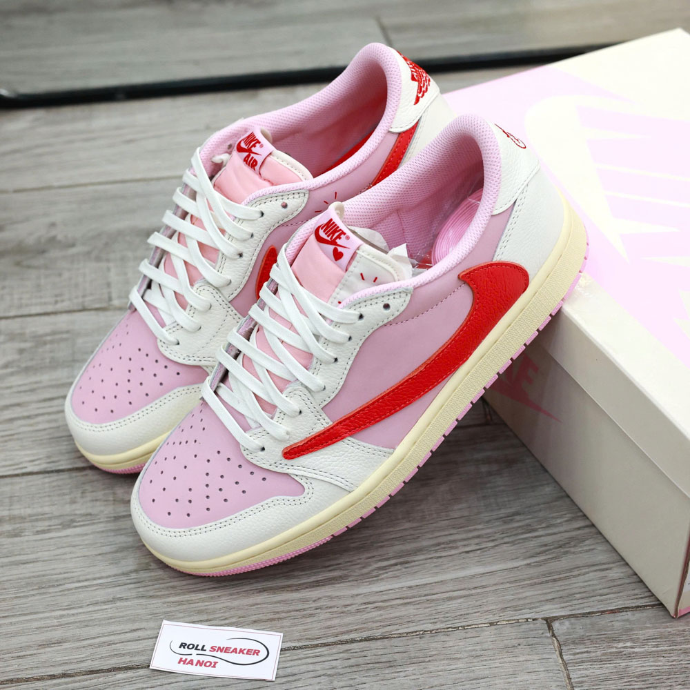 Giày Nike Jordan 1 OG Low SP x Travis Scott Tropical Pink Best Quality