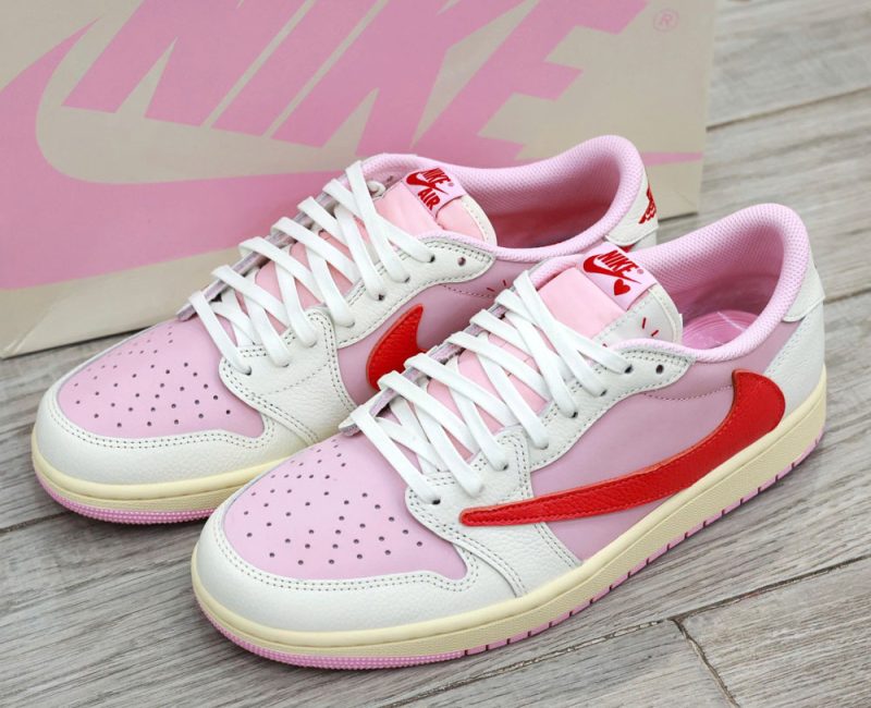 Giày Nike Jordan 1 OG Low SP x Travis Scott Tropical Pink Best Quality