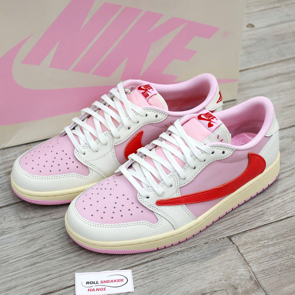 Giày Nike Jordan 1 OG Low SP x Travis Scott Tropical Pink Best Quality